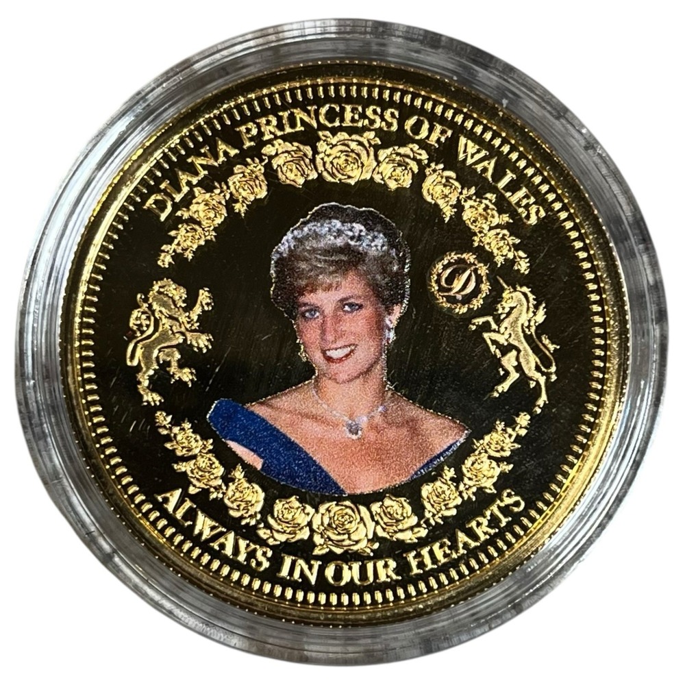 Diana Princess Of Wales 'Always In Our Hearts' Gold Commemorative Coin